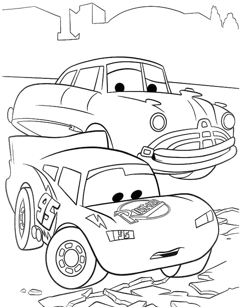 Cars kolorowanki