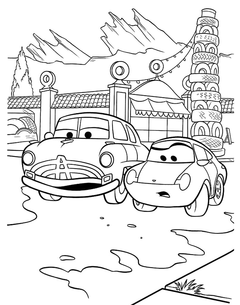 Cars kolorowanki