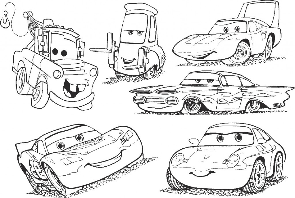 Cars kolorowanki