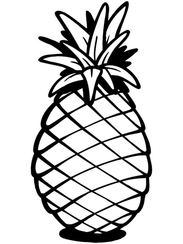 Ananas kolorowanki