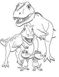 Dino Pociąg kolorowanki