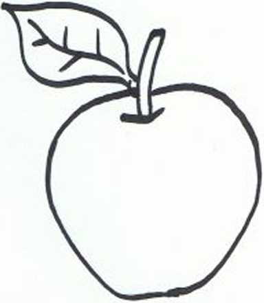 Jabłko kolorowanki