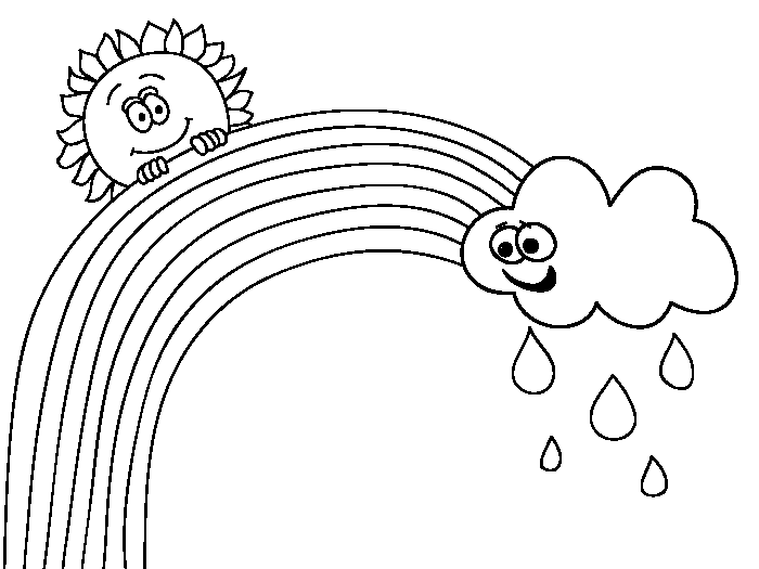 Tęcza kolorowanki
