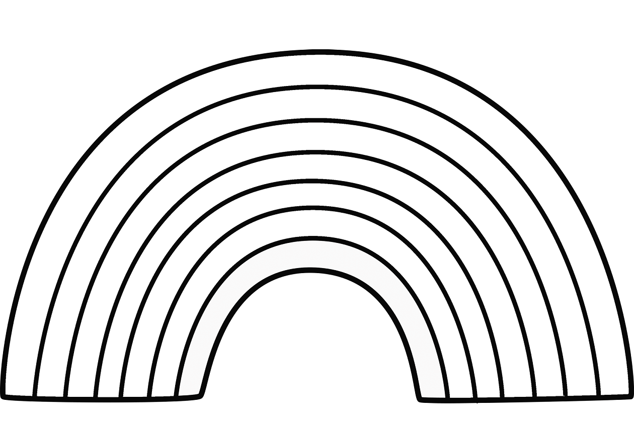 Tęcza kolorowanki