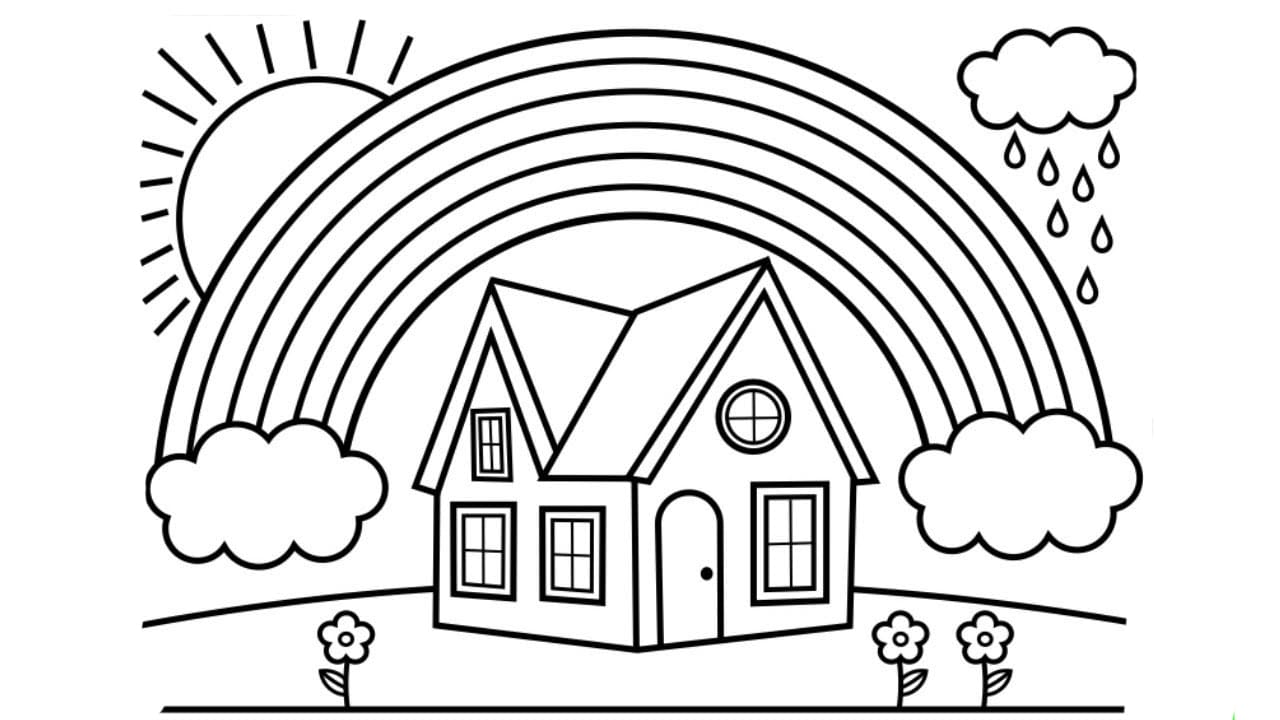 Tęcza kolorowanki