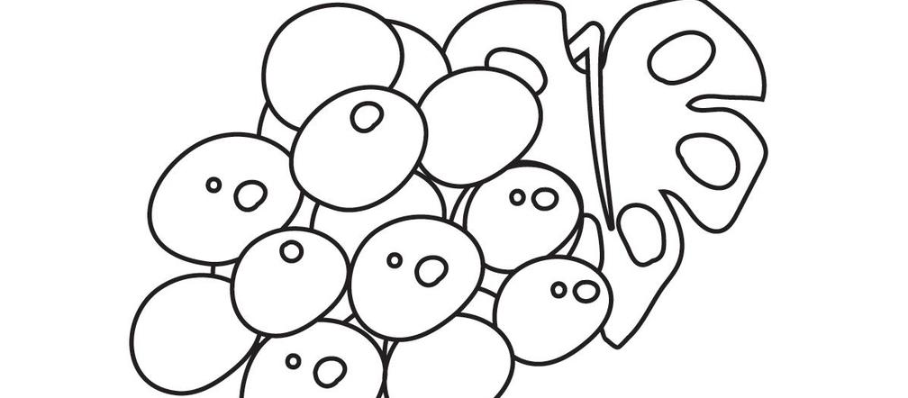 Winogrono kolorowanki